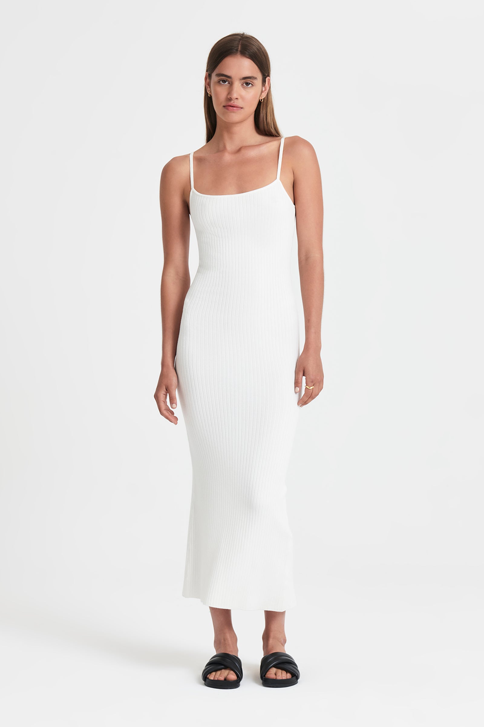 Nude Lucy Xin Maxi Dress in White