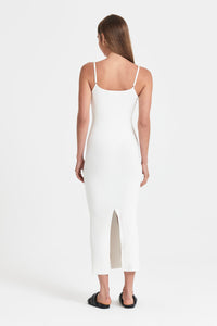 Nude Lucy Xin Maxi Dress in White