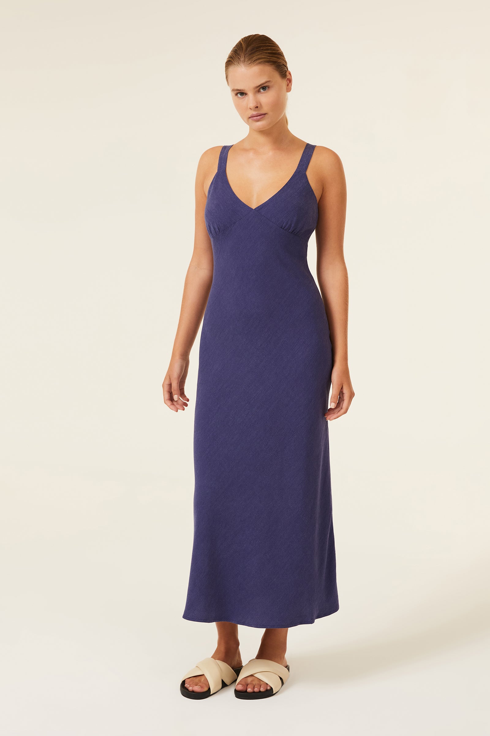 Nude Lucy Mira Slip Dress In Sapphire 