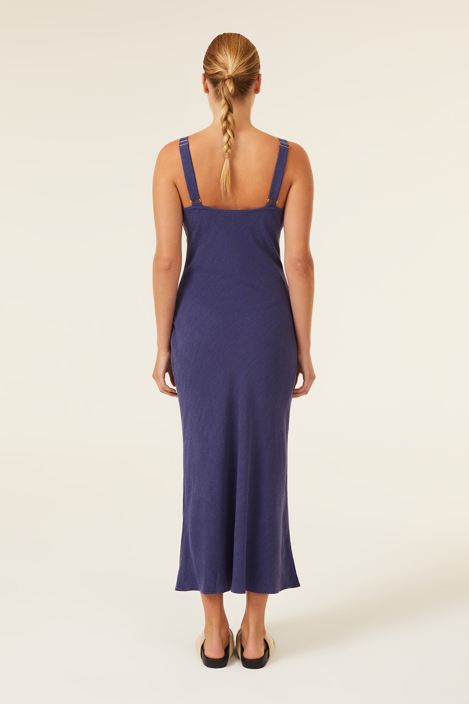 Nude Lucy Mira Slip Dress In Sapphire 