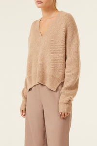 Nude Lucy Mckenzie Knit In a Yellow Sand Colour