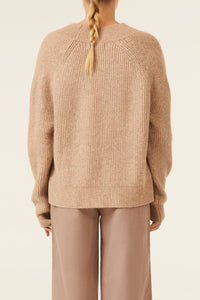 Nude Lucy Mckenzie Knit In a Yellow Sand Colour
