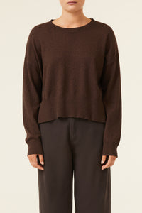 Nude Lucy Taryn Knit in a Brown Carob Colour