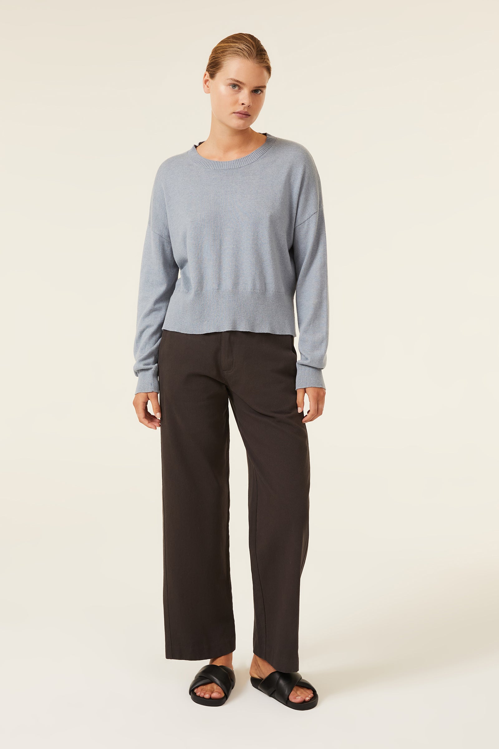 Nude Lucy Taryn Knit In A Green & Blue Toned Marine Colour 