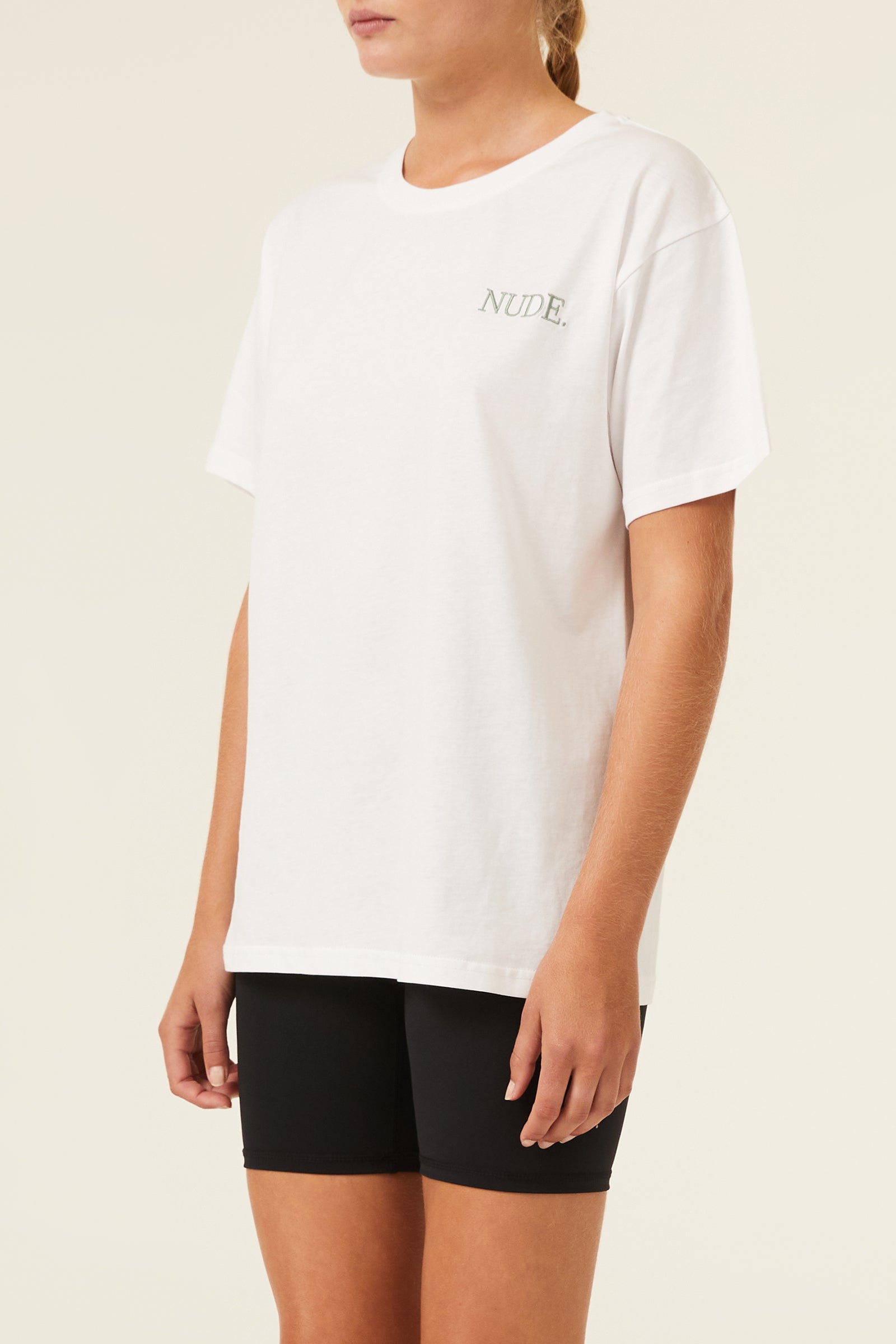 Nude Lucy Iwd Tee In White 