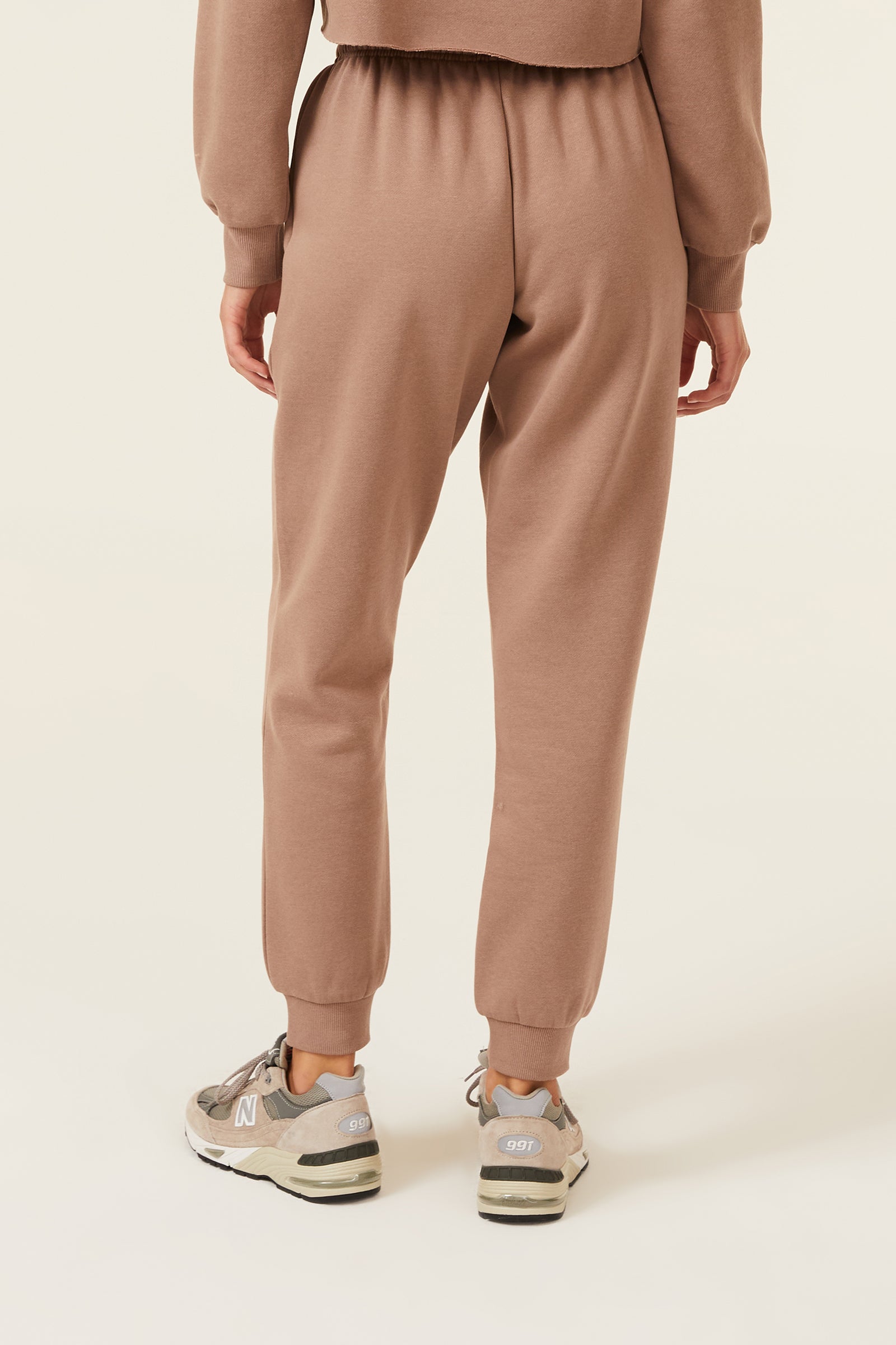 Nude Lucy Carter Classic Trackpant in a Brown Carob Colour