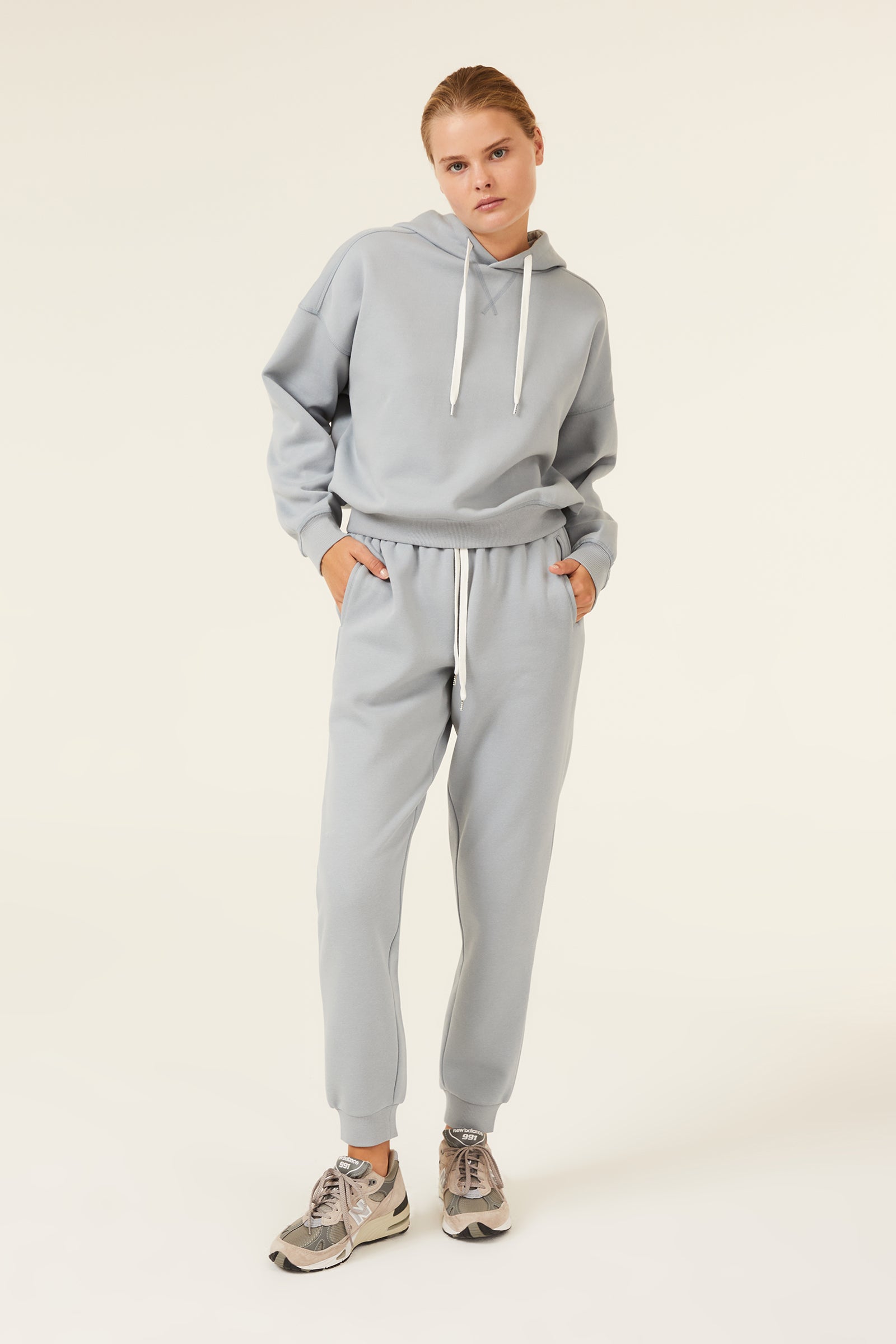 Nude Lucy Carter Classic Trackpant In A Green & Blue Toned Marine Colour 