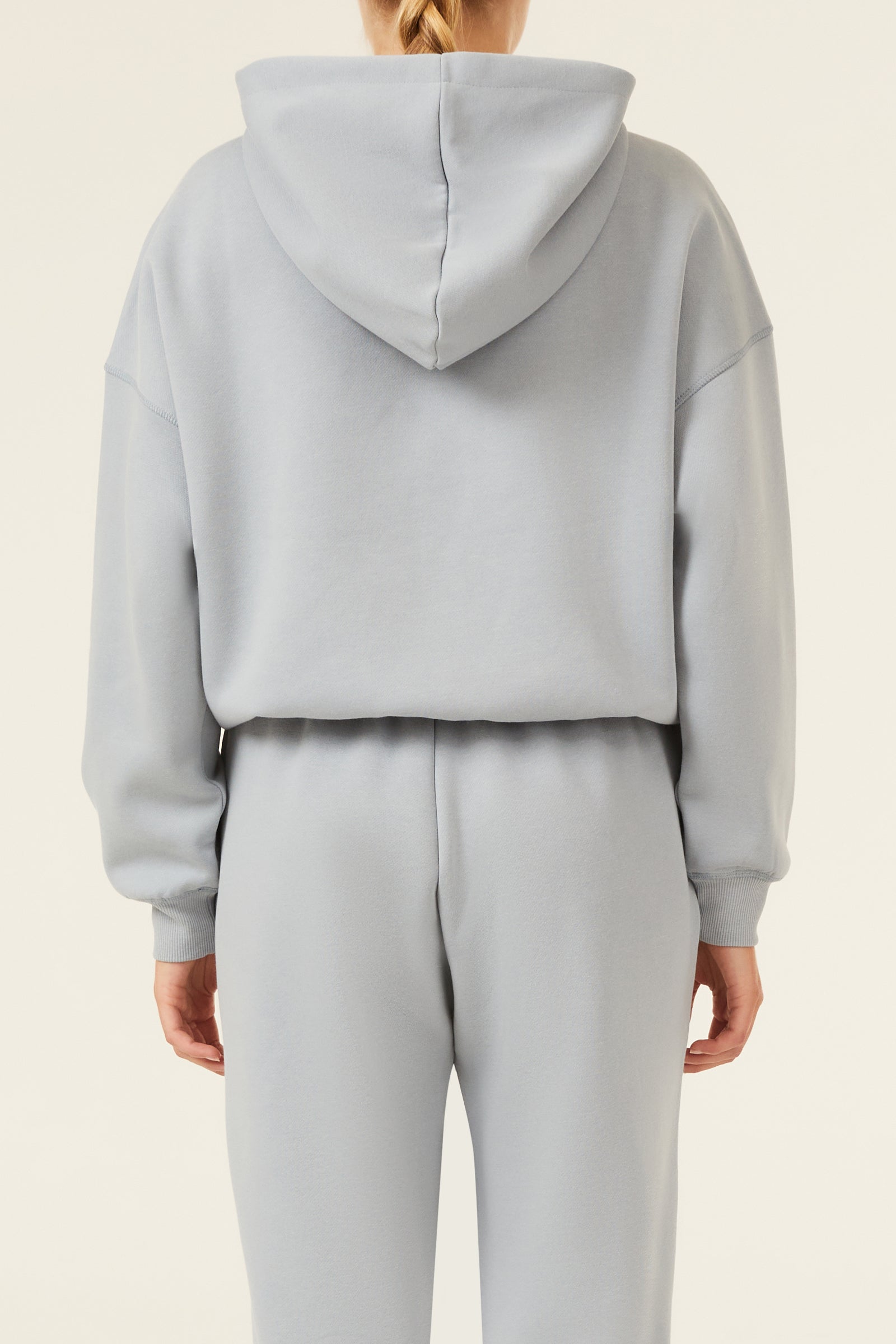 Nude Lucy Carter Classic Hoodie In A Green & Blue Toned Marine Colour 