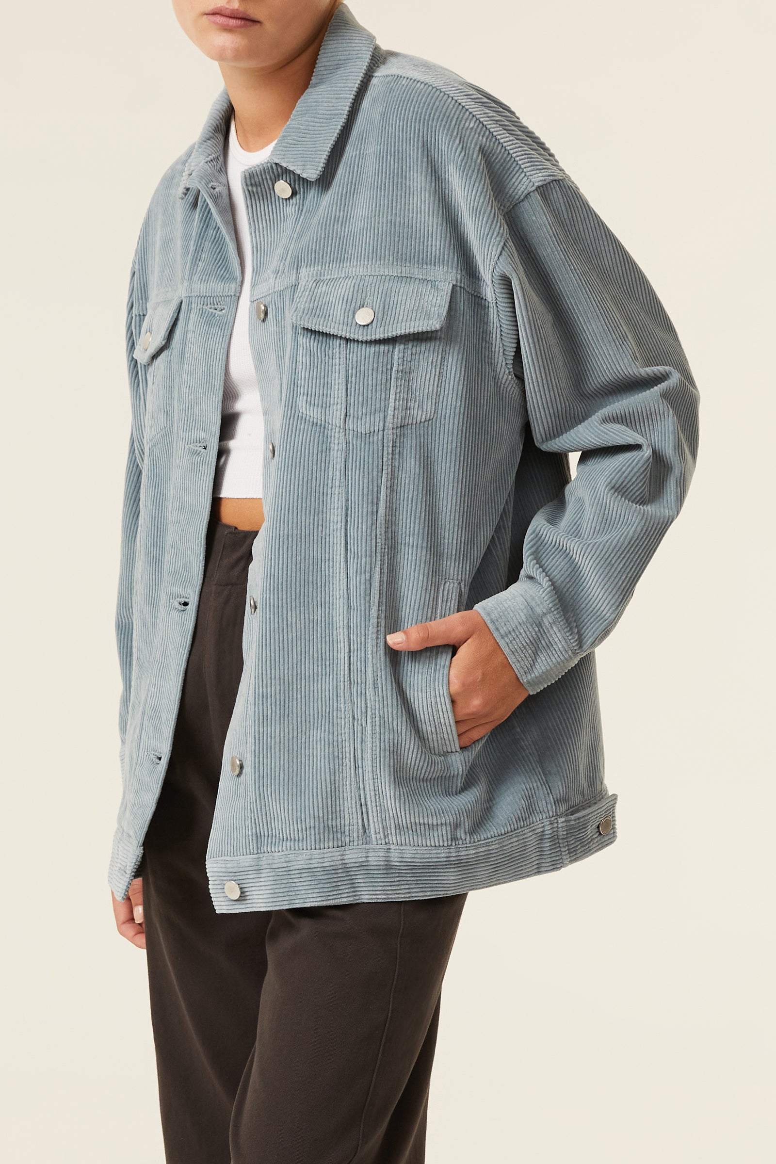 Longline cord hotsell jacket