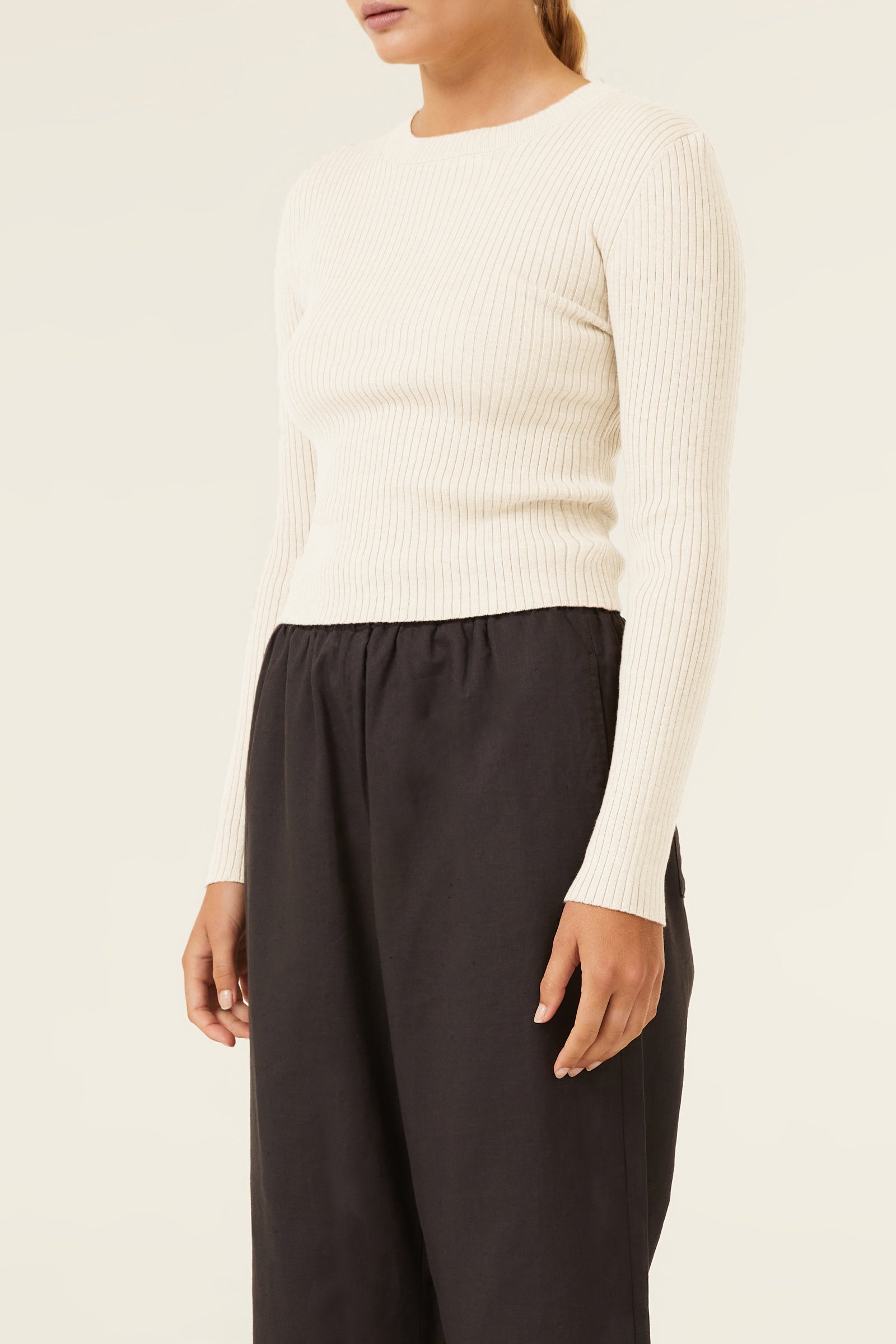 Nude Lucy Nude Classic Knit Snow Marle 