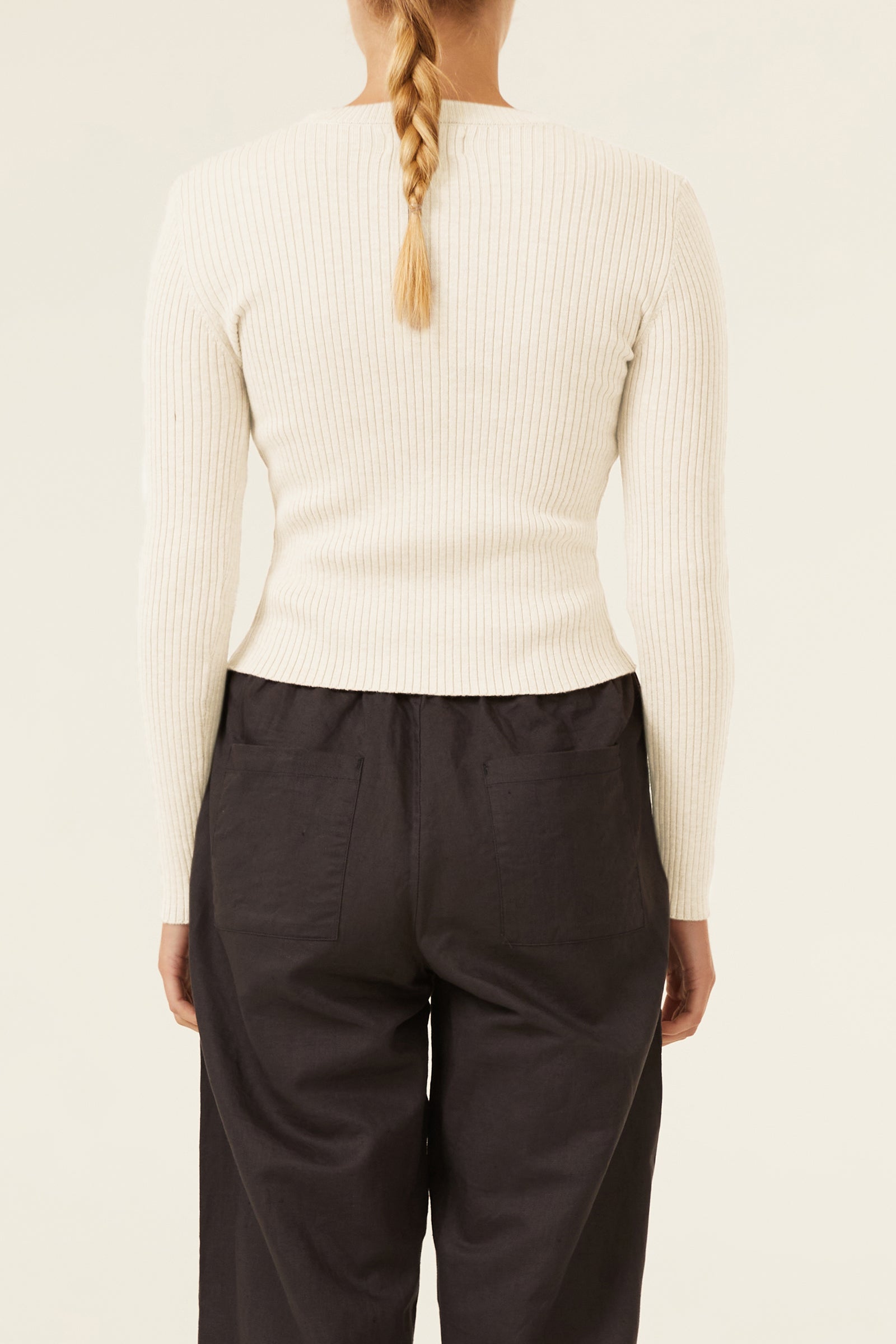 Nude Lucy Nude Classic Knit Snow Marle 