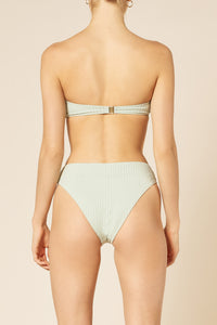 Nude Lucy Classic Knot Front Top in Aqua