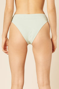 Nude Lucy Classic High Waist Bikini Brie in Aqua