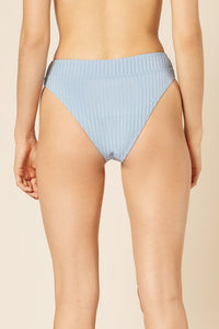 Nude Lucy Classic High Waist Bikini Brie Clear in Blue