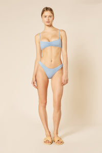 Nude Lucy Classic Bikini Brief Clear in Blue