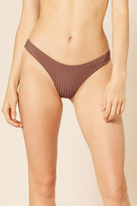 Nude Lucy Classic Bikini Brief In A Deep Brown Espresso Colour