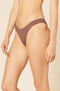Nude Lucy Classic Bikini Brief In A Deep Brown Espresso Colour