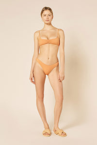 Nude Lucy Classic Bandeau Top in Papaya