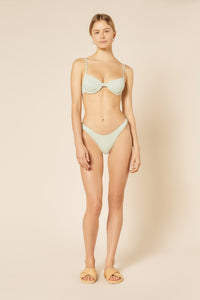 Nude Lucy Classic Cheeky Bikini Brief in Aqua
