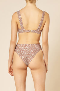 Nude Lucy Marlow Balconette Bikini Top Persian in a Floral Print