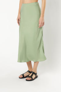 Nude Lucy esme cupro midi skirt apple skirt