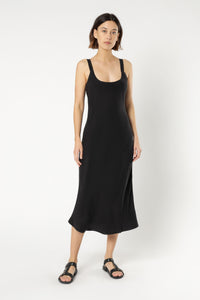 Nude Lucy esme cupro slip dress black dress
