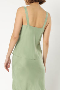 Nude Lucy esme cupro cami apple top