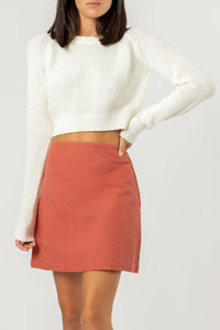 Nude Lucy brooklyn crop knit off white knitwear