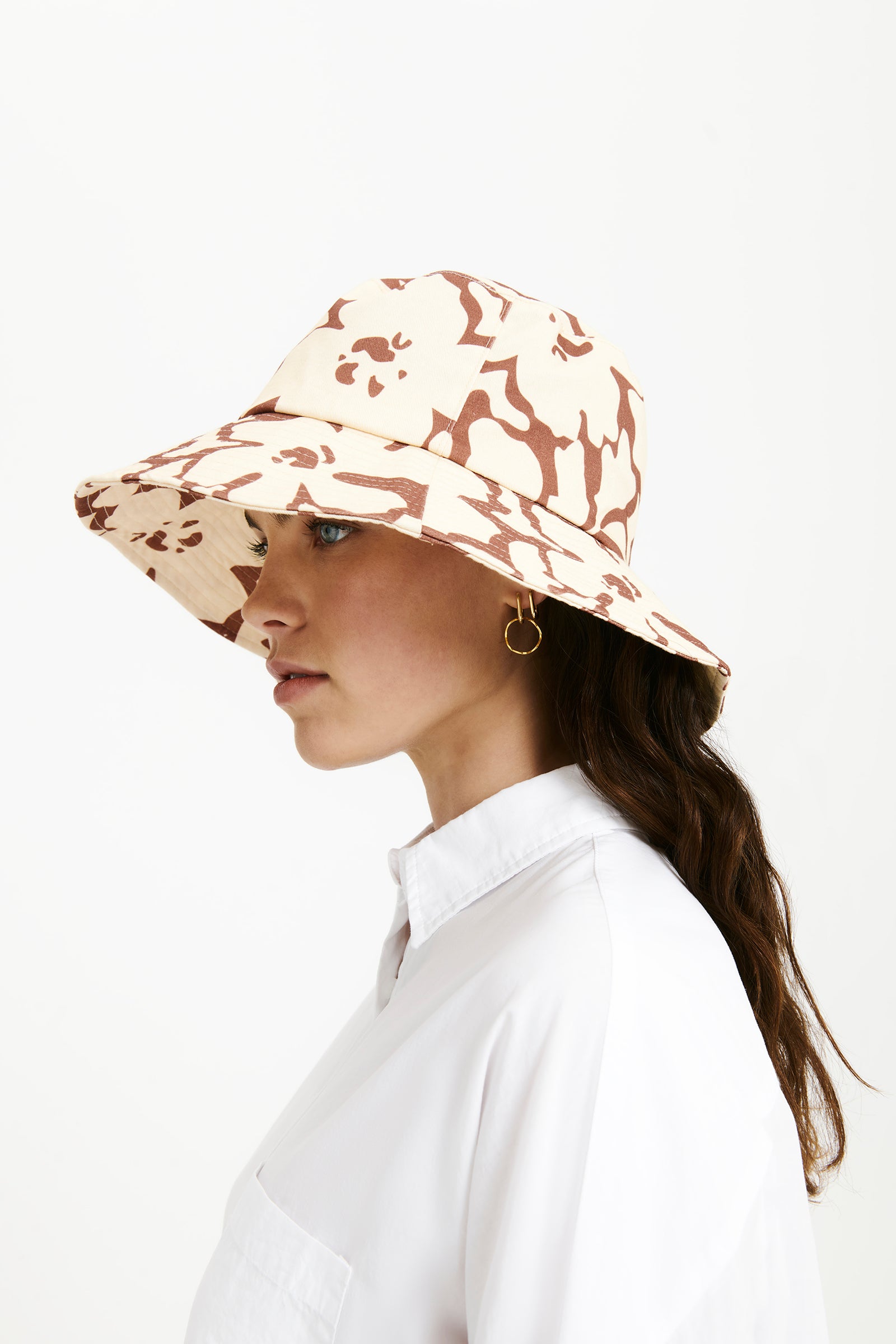 Nude Lucy Terra Bucket Hat In a Floral Print