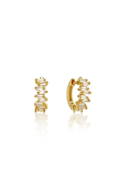 Nude Lucy Biarritz Mini Hoops In Gold 