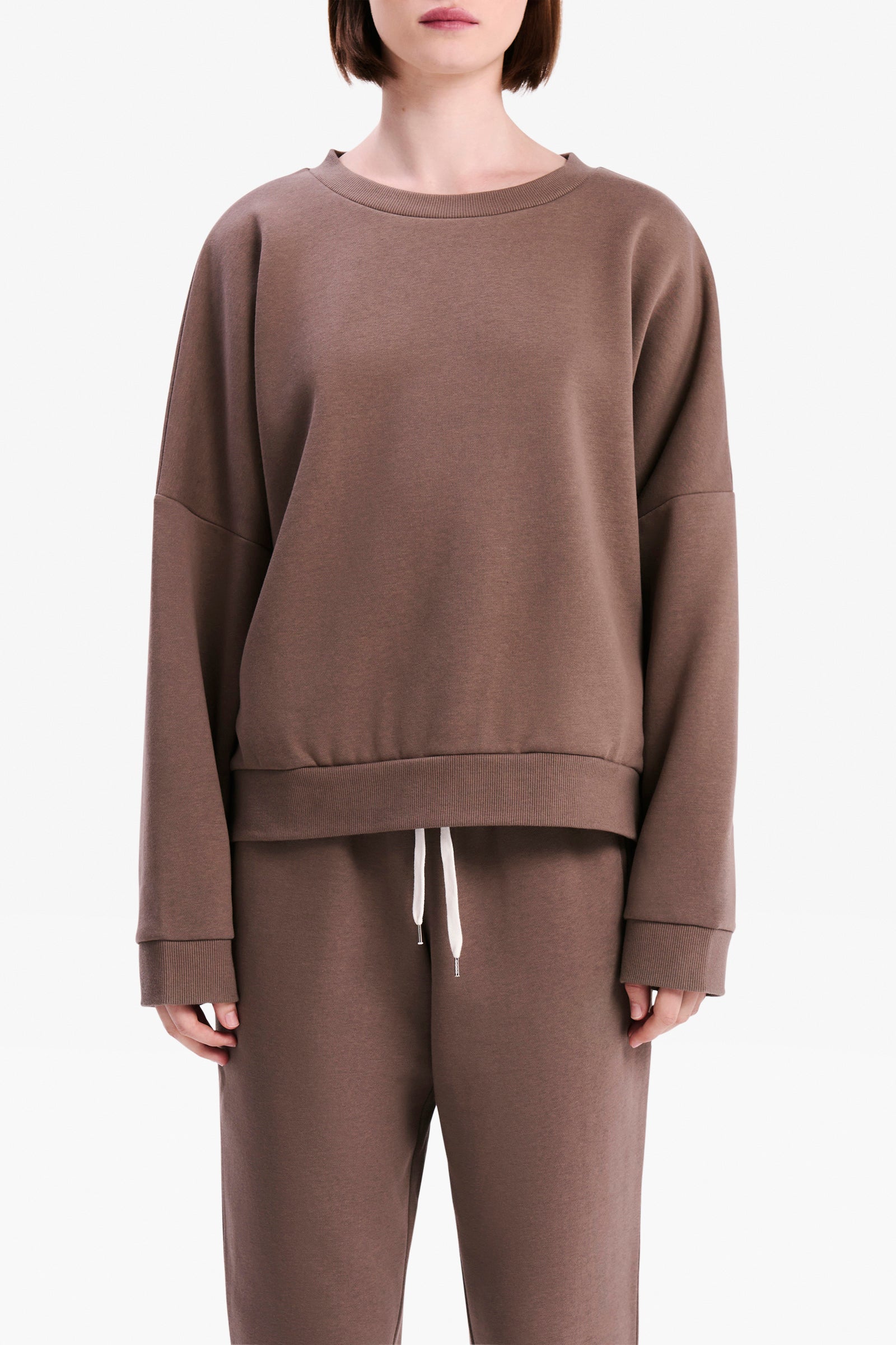 Nude Lucy Carter Classic Oversized Sweat In Ash 