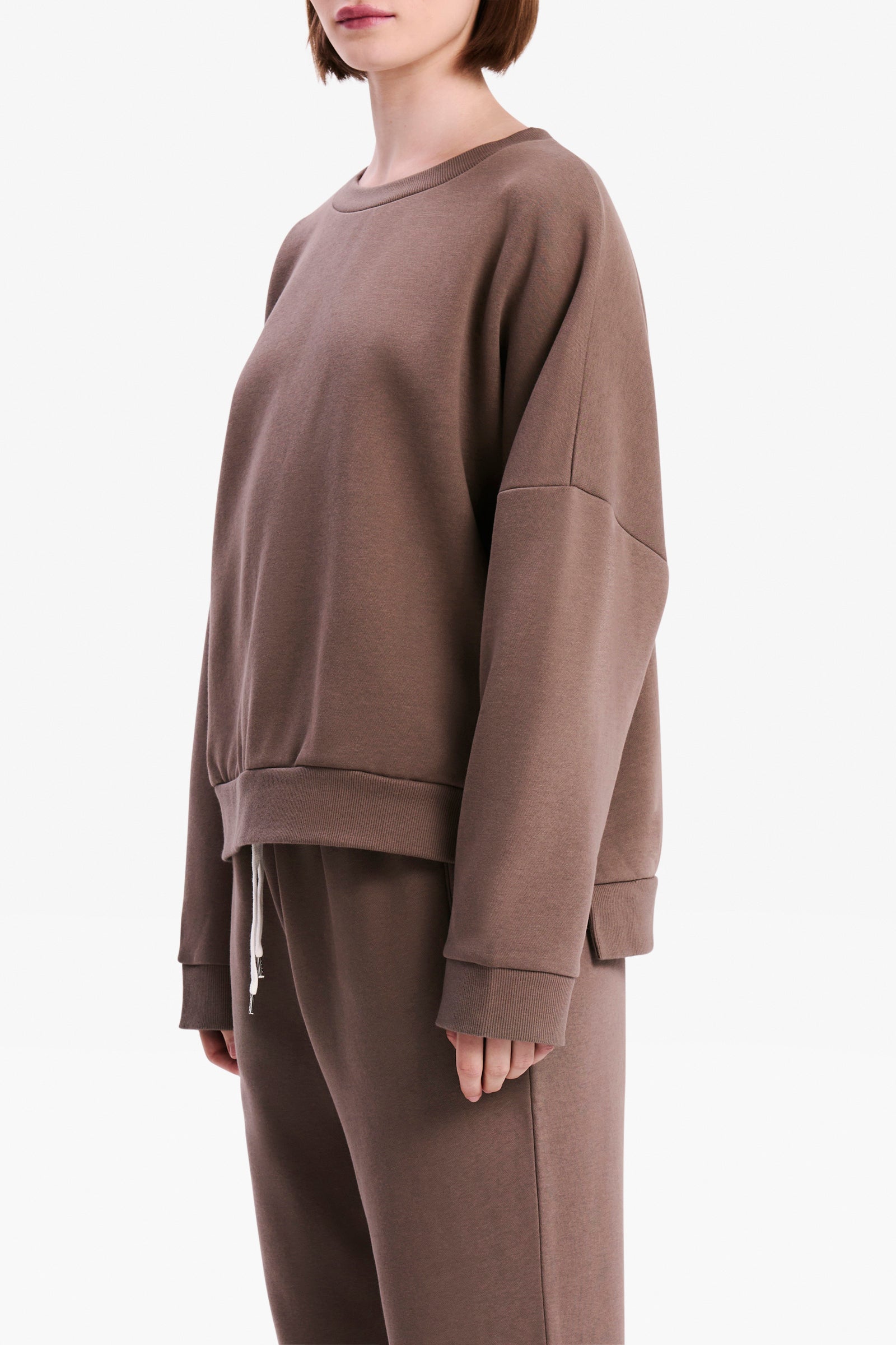 Nude Lucy Carter Classic Oversized Sweat In Ash 