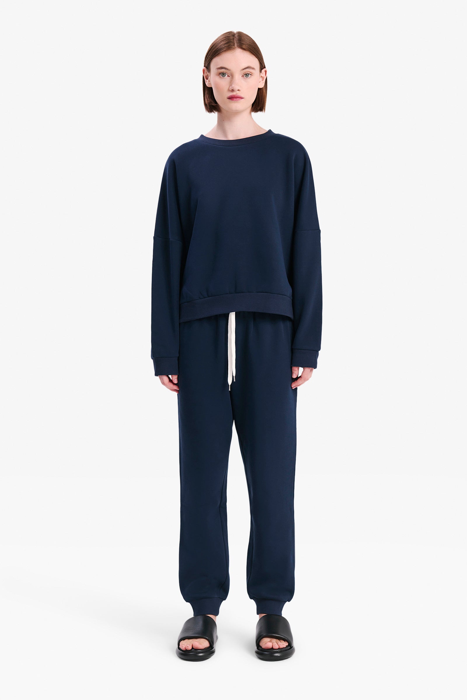 Nude Lucy Carter Classic Oversized Sweat In Midnight 