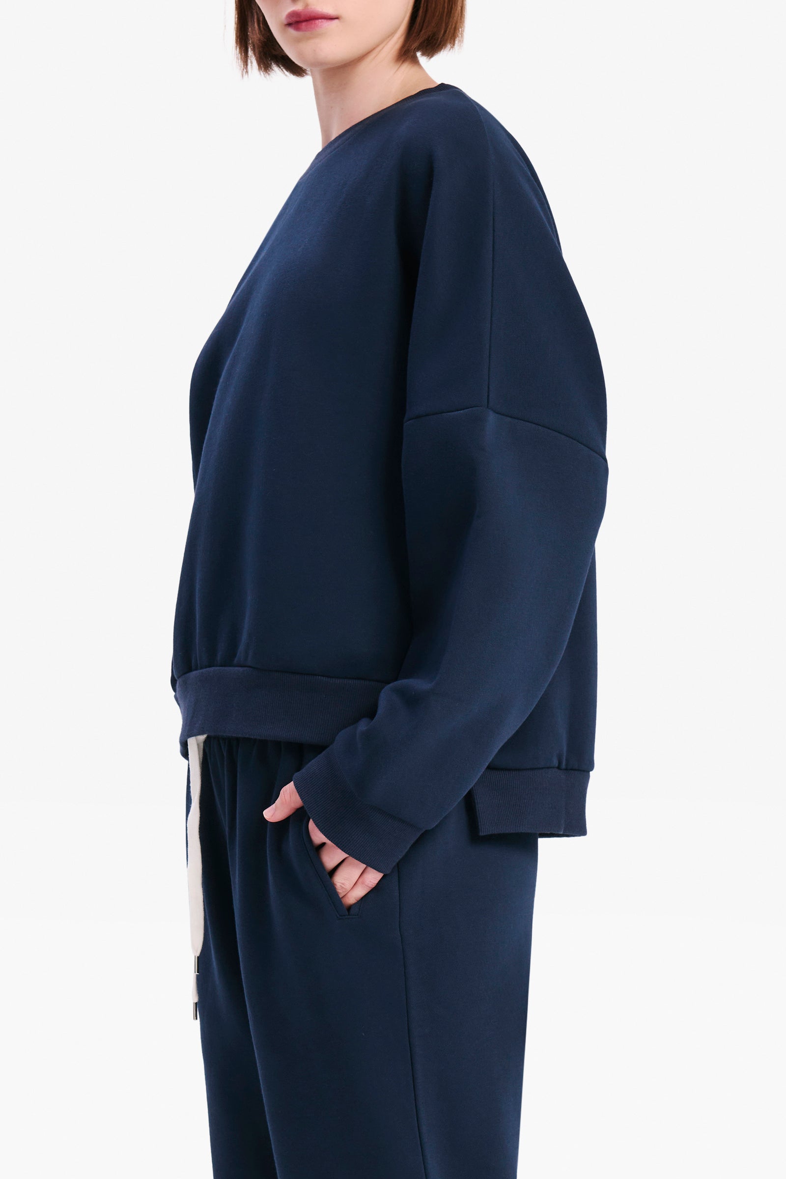Nude Lucy Carter Classic Oversized Sweat In Midnight 