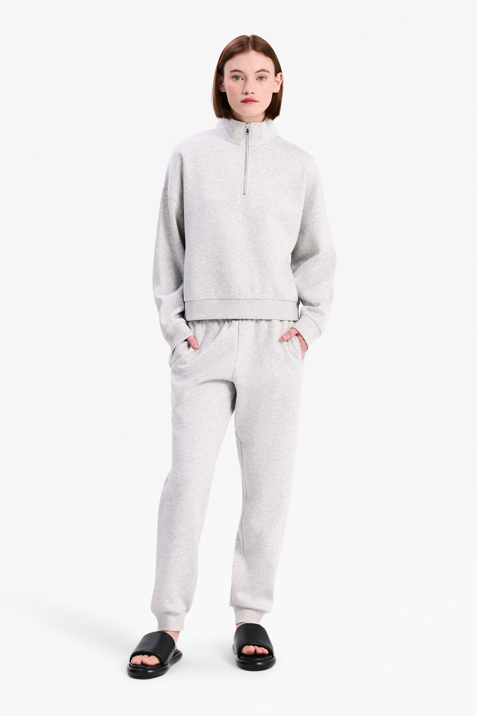 Nude Lucy Carter Classic Trackpant In Grey Marle 