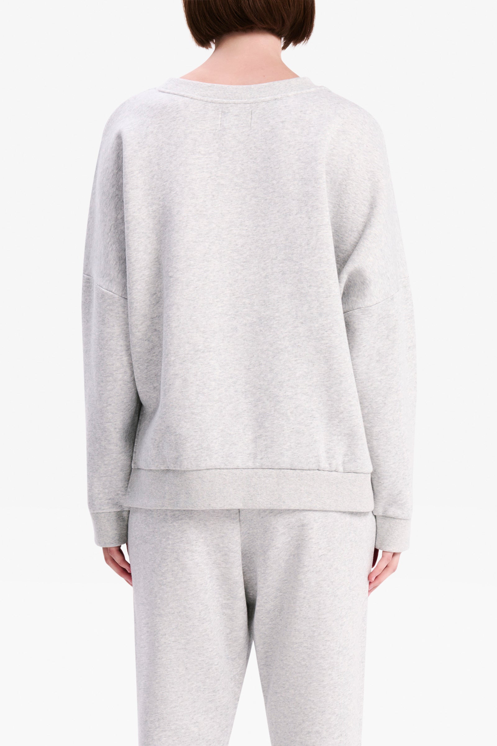 Nude Lucy Carter Classic Oversized Sweat In Grey Marle 