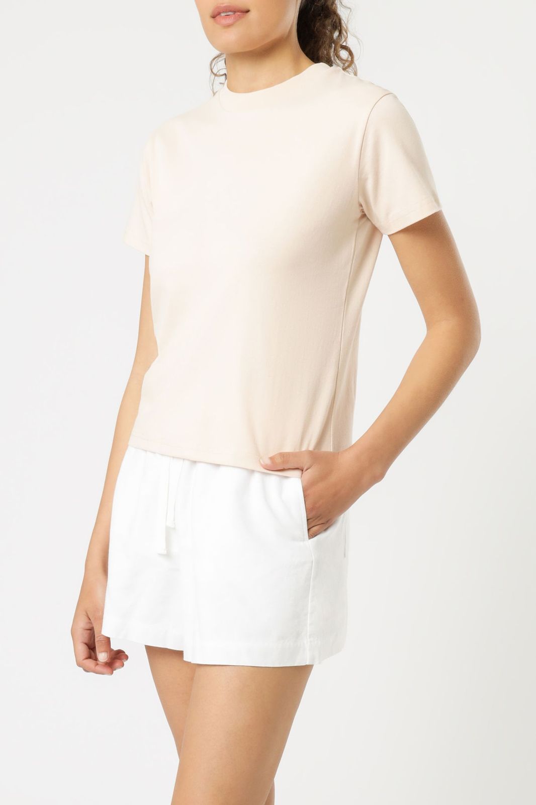 Nude Lucy Kendall Crew Neck Tee Nude Tees 