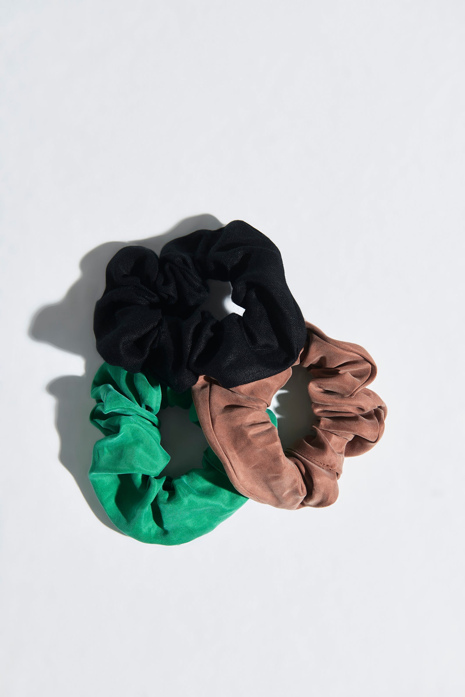 Nude Lucy Essential Cupro Scrunchie In Terracotta 