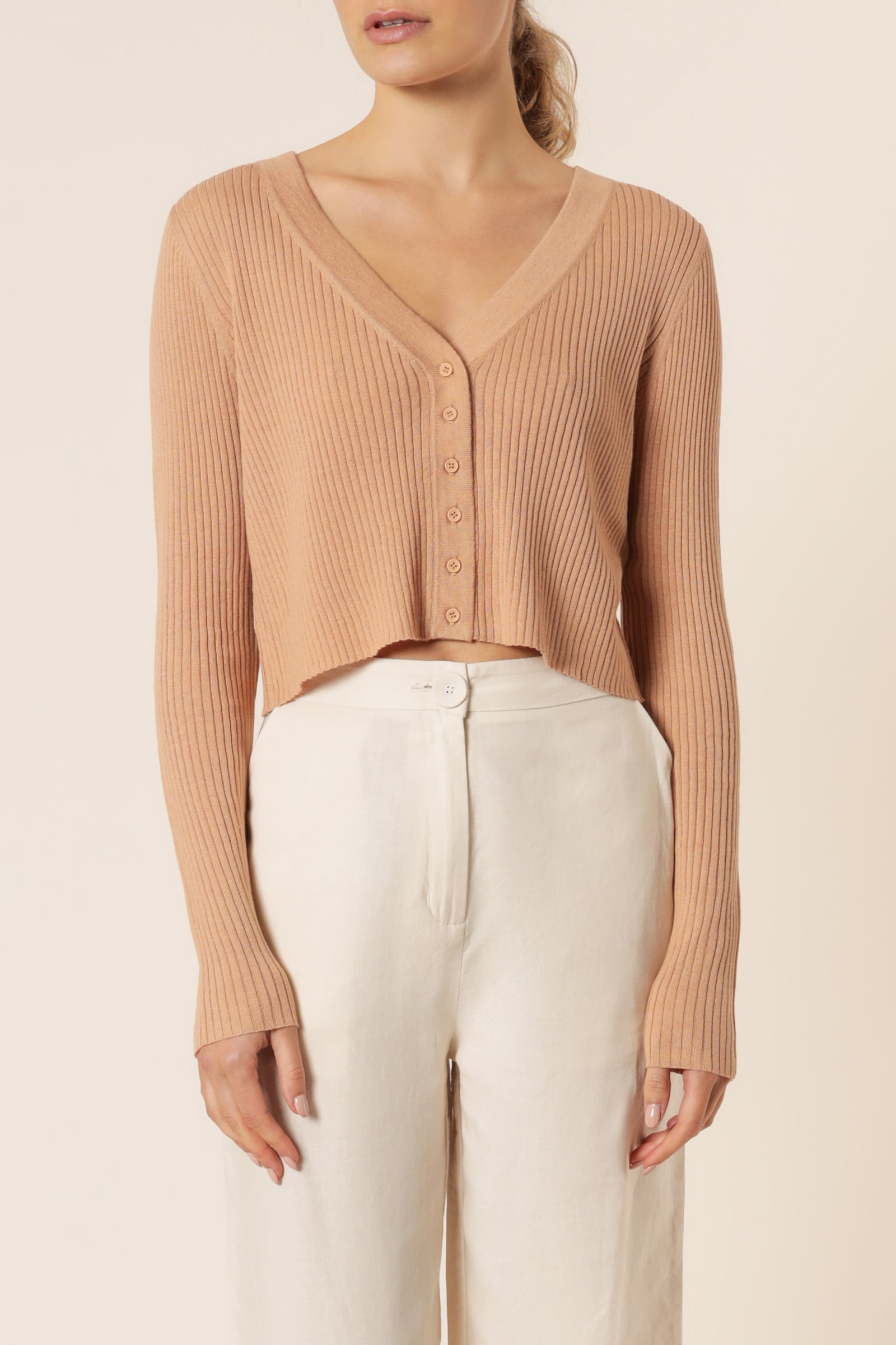 Nude Lucy alma cardi biscuit knits