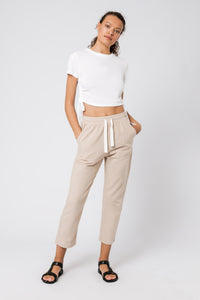Nude Lucy rowan drawstring tee white tees