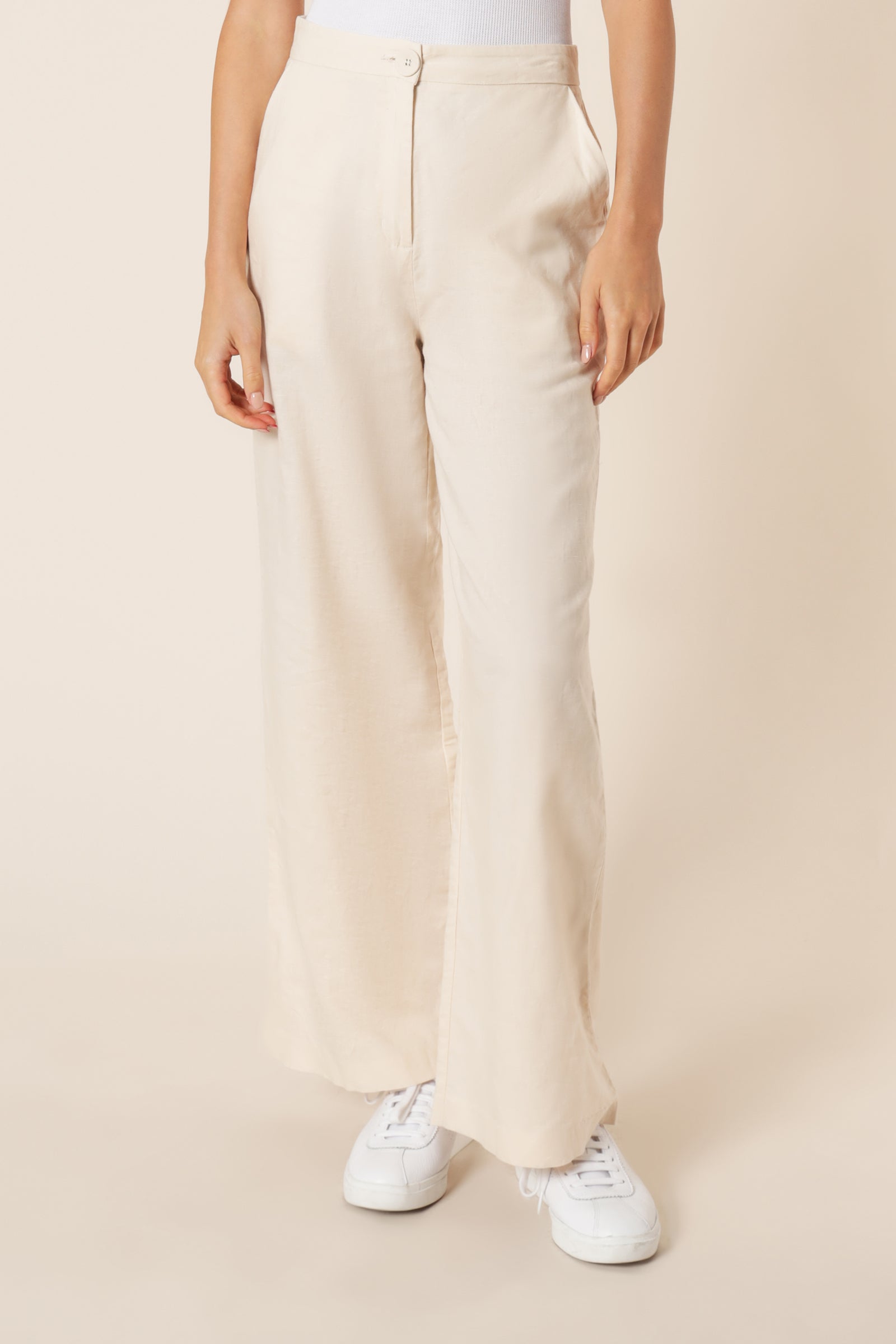 Nude Lucy Kora Wide Leg Pant Almond Pants 