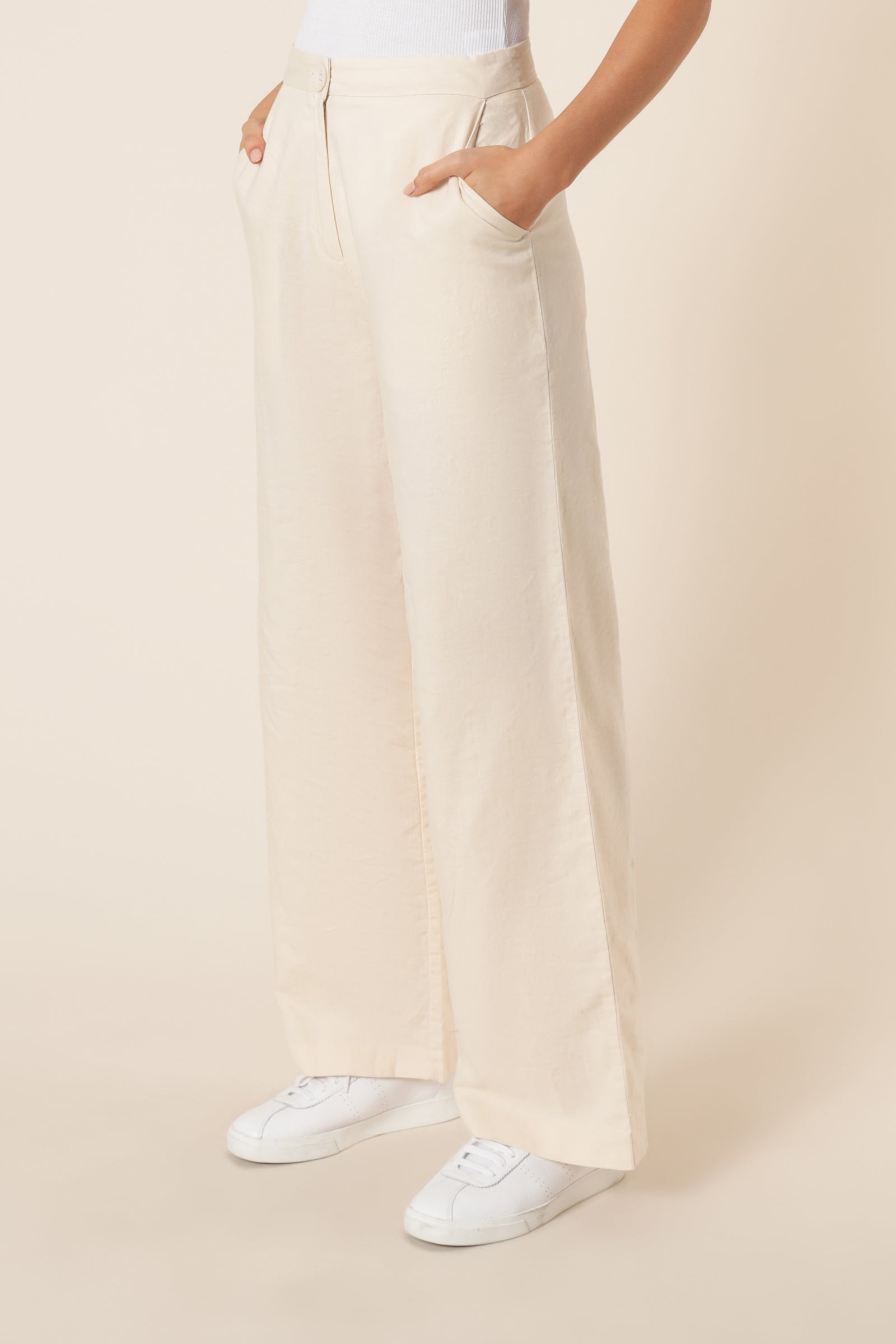 Nude Lucy Kora Wide Leg Pant Almond Pants 