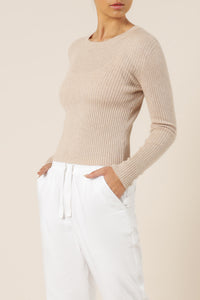 Nude Lucy nude classic knit oatmeal knits