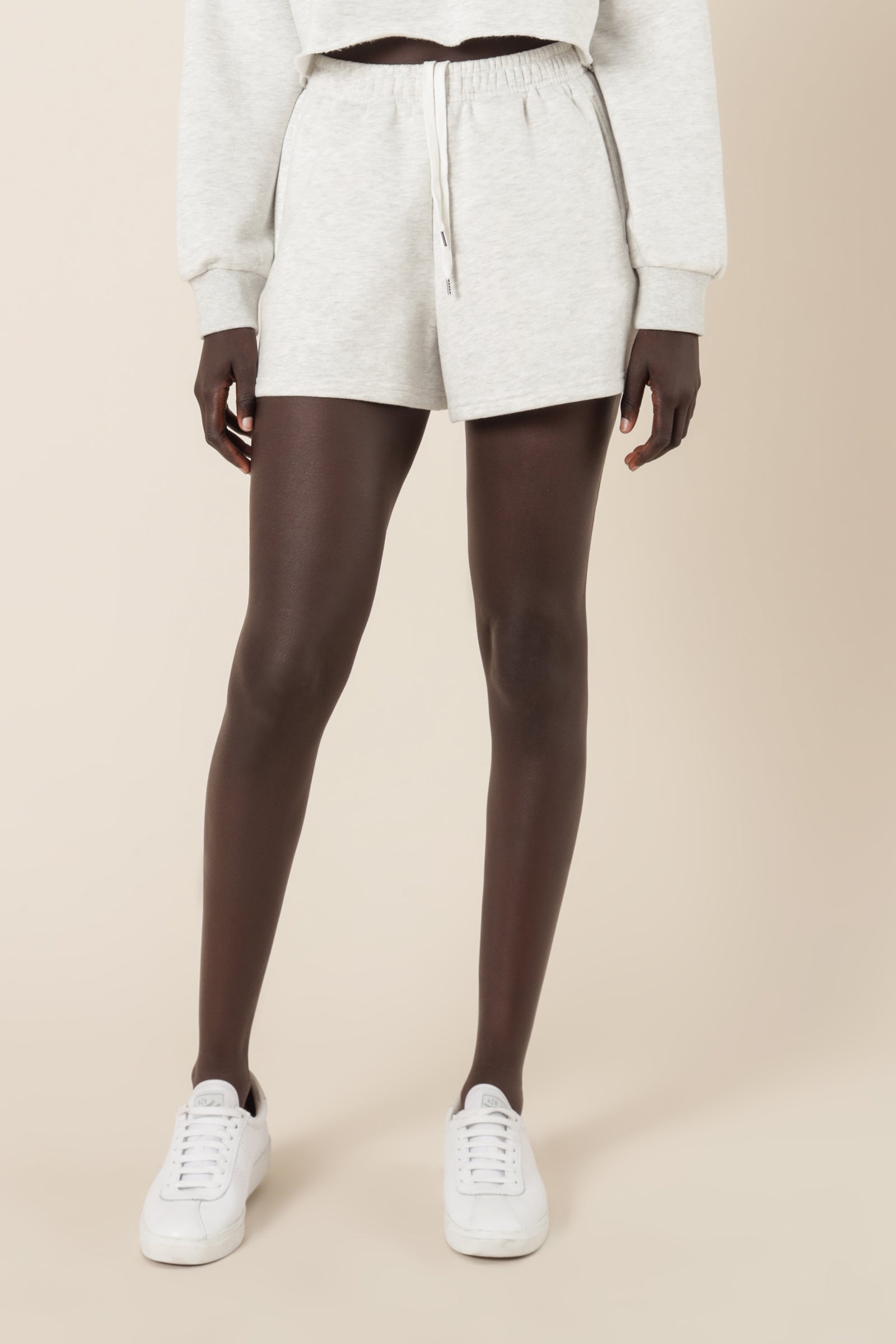 Nude Lucy carter classic short snow marle shorts