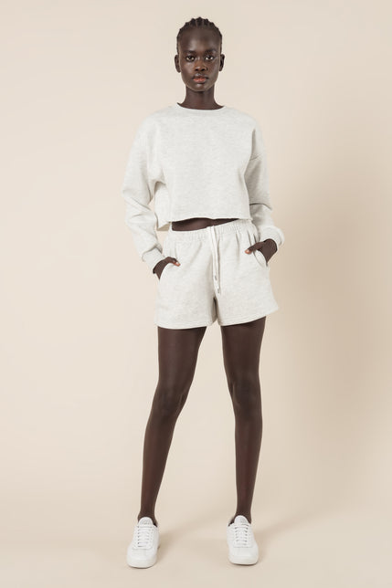 Nude Lucy Carter Classic Short Snow Marle Shorts 