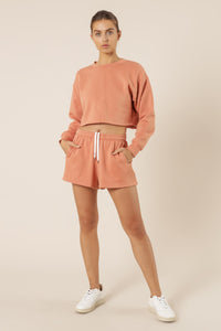 Nude Lucy carter classic short terracotta shorts