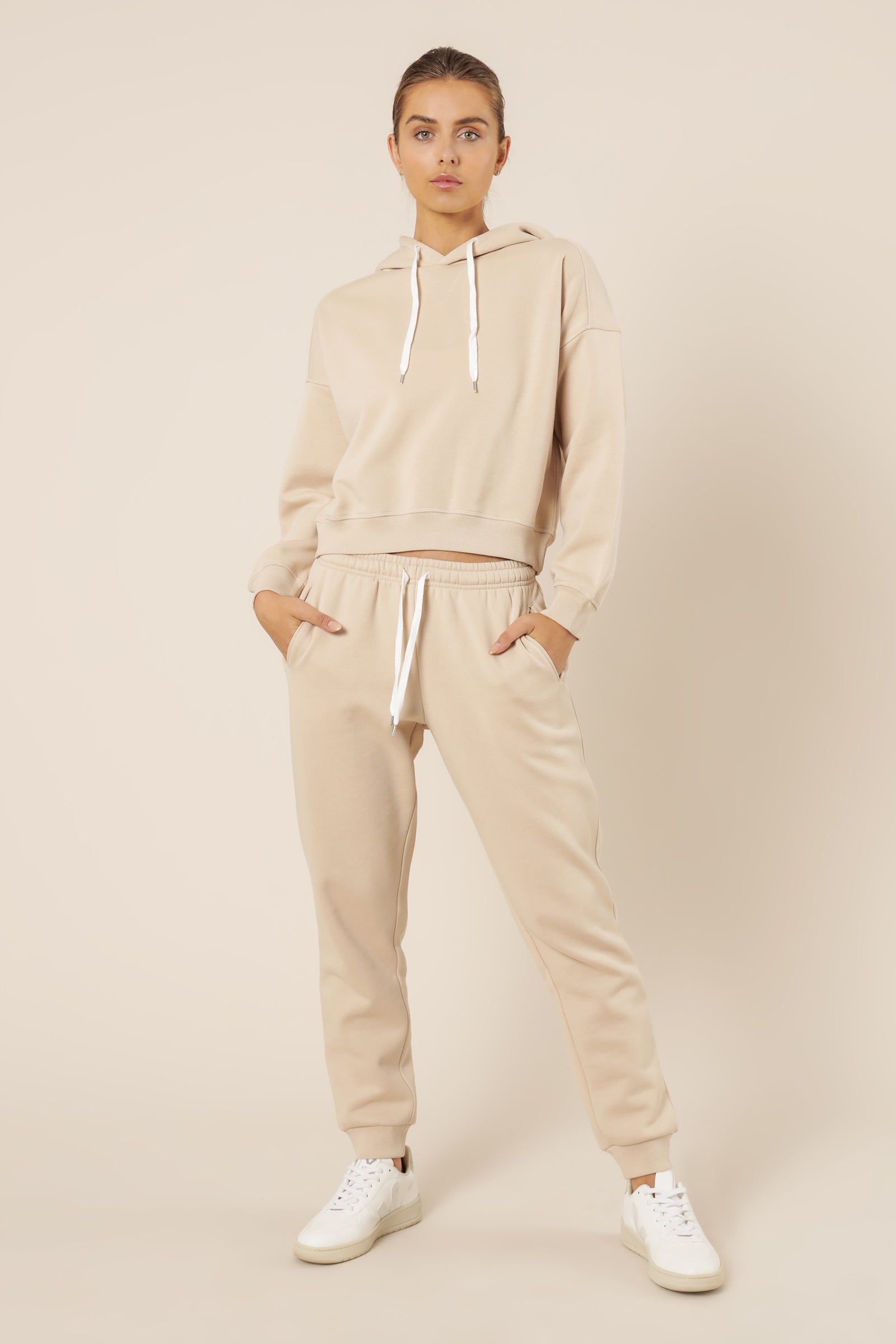 Nude Lucy Carter Classic Hoodie Sand Sweats 