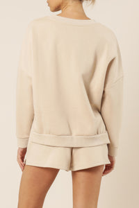 Nude Lucy carter classic oversized sweat sand sweats