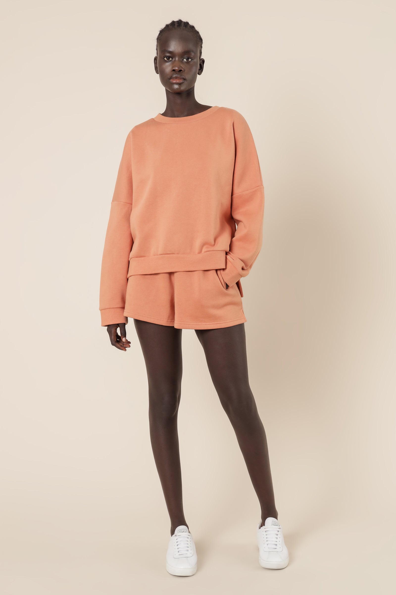 Nude Lucy carter classic oversized sweat terracotta sweats