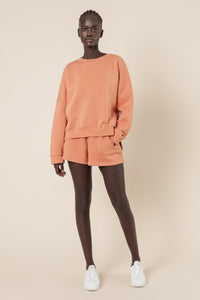 Nude Lucy carter classic oversized sweat terracotta sweats